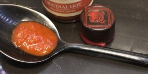 Dawson’s Original Hot Sauce On Spoon