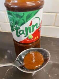 Tajin-Mild-Hot-Sauce-on-a-spoon