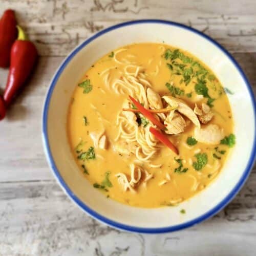 Thai chicken noodle soup
