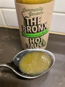 The-Bronx-Greenmarket-Hot-Sauce-on-a-spoon