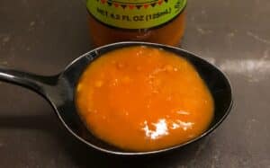 Trader Joe’s Habanero Hot Sauce on Spoon