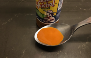 Huichol hot sauce_in spoon