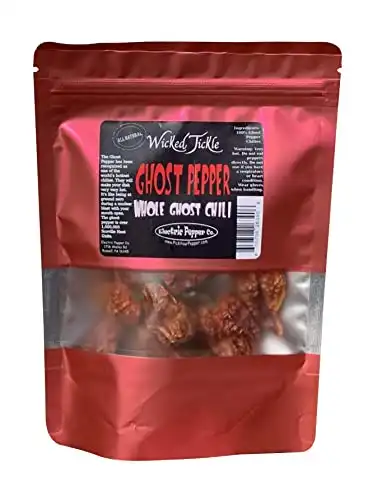 Dried Ghost Peppers (10 Per Pack)