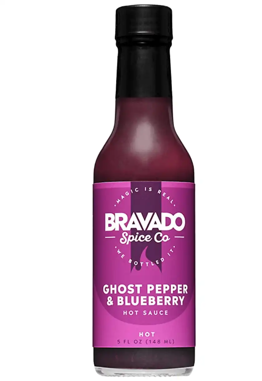 Ghost Pepper and Blueberry Hot Sauce By Bravado, 5 oz.